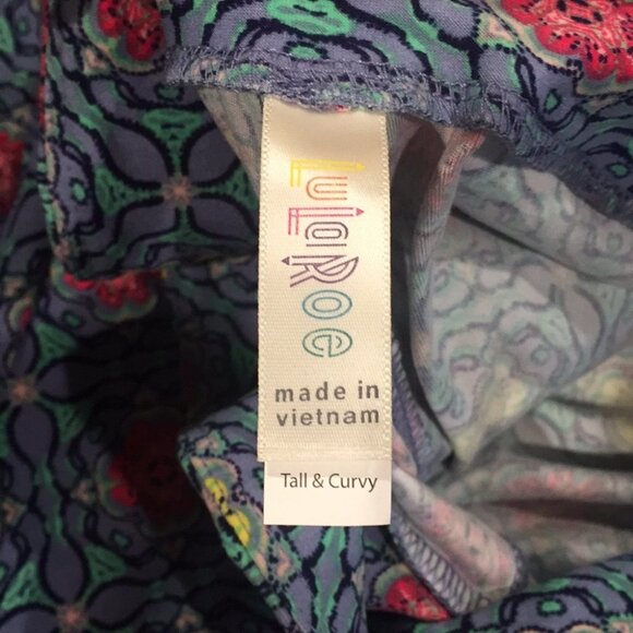 TC NWOT LuLaRoe Leggings H03 4373 - Picture 3 of 3